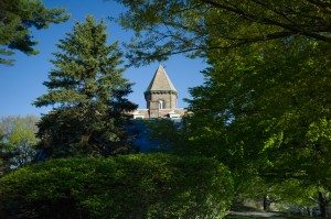 New building on hill