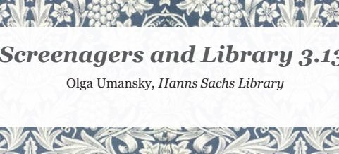 Screenagers and Library 3.13